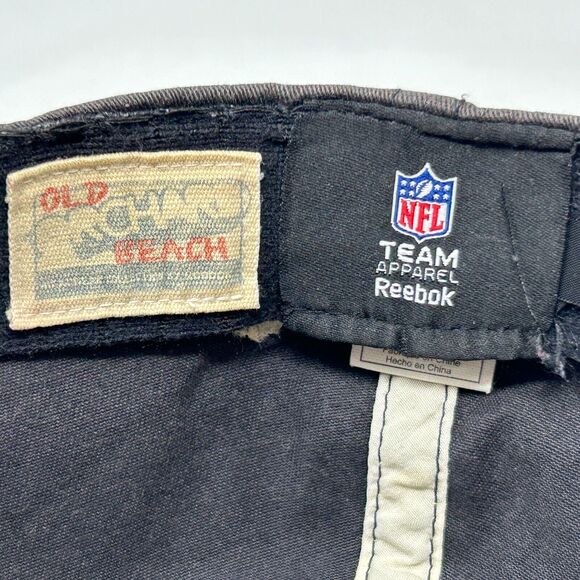 Distressed Pittsburgh Steelers Hat Cap Flex Fitted L/XL Black Old Orchard Beach - Picture 11 of 14